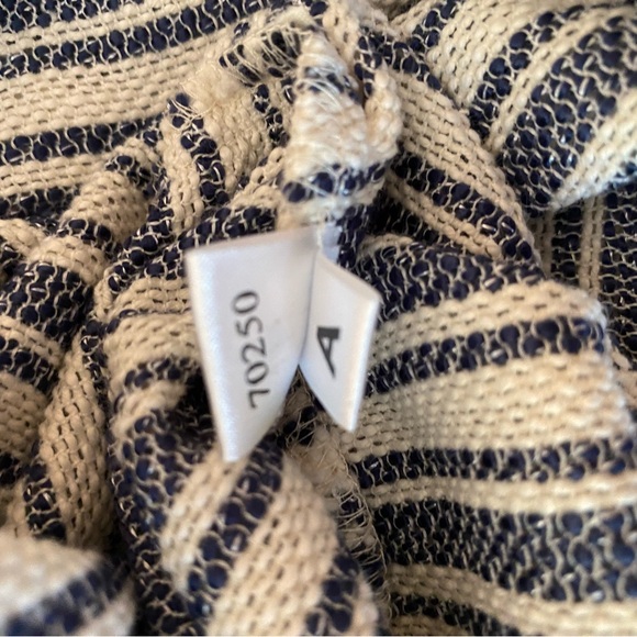 Ann Taylor 2PC Boatneck Blue & Ivory Top SZ XXS With Matching Skirt 2P SKU0642 - Picture 12 of 17